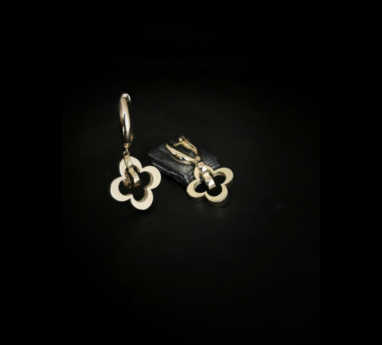 Zlaté náušnice Ivy