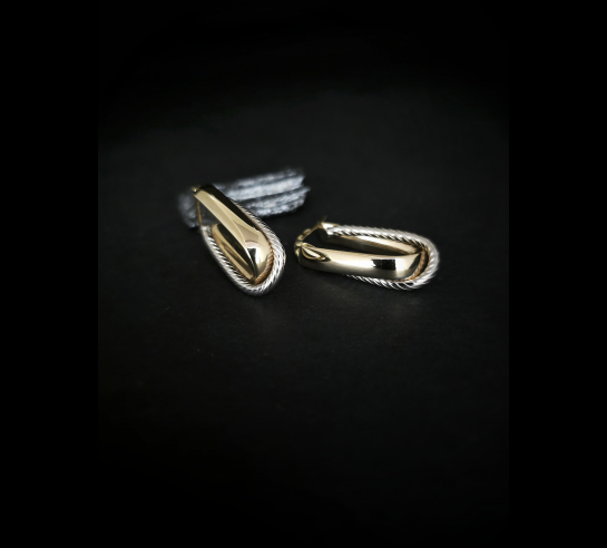 Zlaté náušnice Jealynn