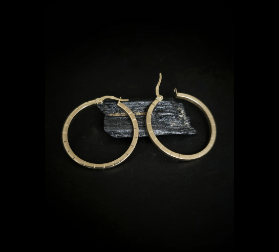 Zlaté náušnice Jasmine