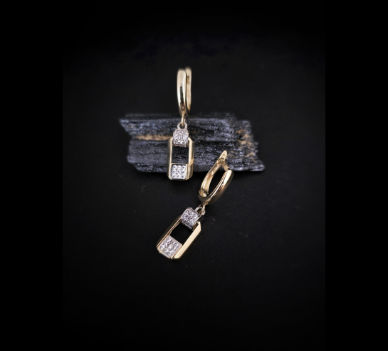 Zlaté náušnice Hadlei