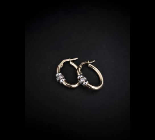 Zlaté náušnice Harli