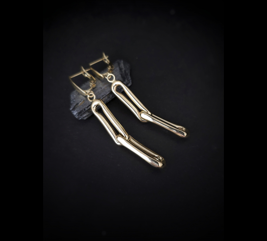 Zlaté náušnice Kalie