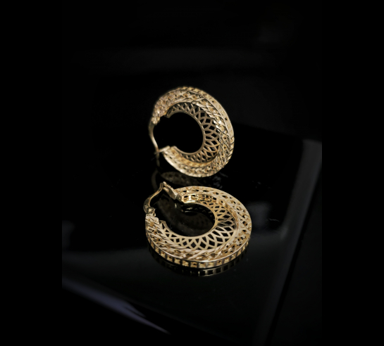 Zlaté náušnice Kamila