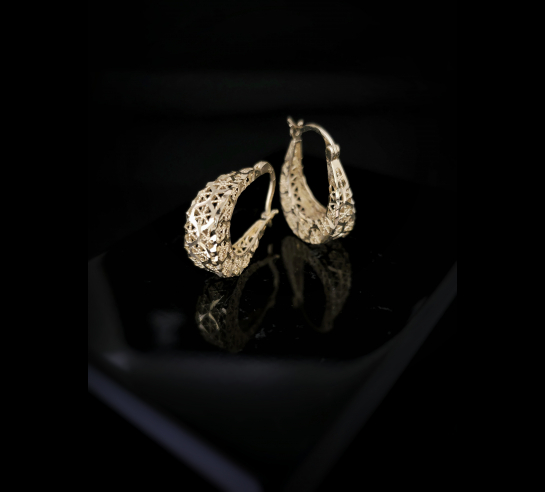 Zlaté náušnice Kamiyah