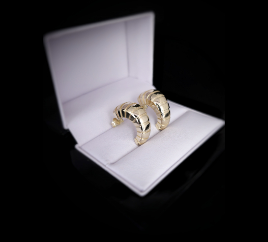 Zlaté náušnice Norah