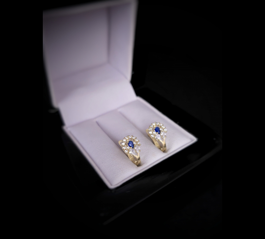 Zlaté náušnice Ophele