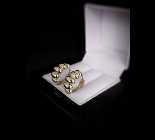 Zlaté náušnice Paloma