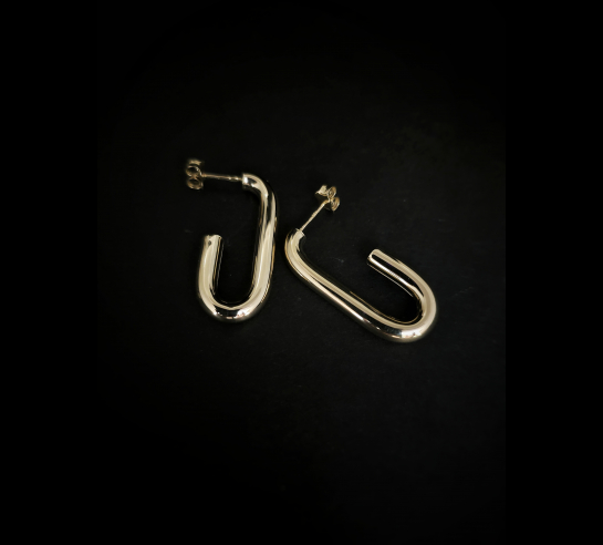 Zlaté náušnice Olimp