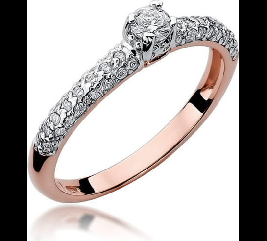 Zlatý briliantový prsteň