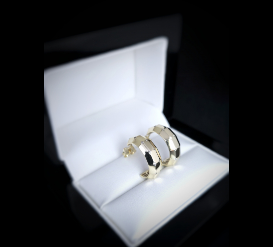 Zlaté náušnice Alden