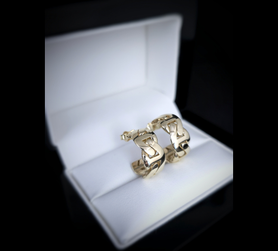 Zlaté náušnice Aliah