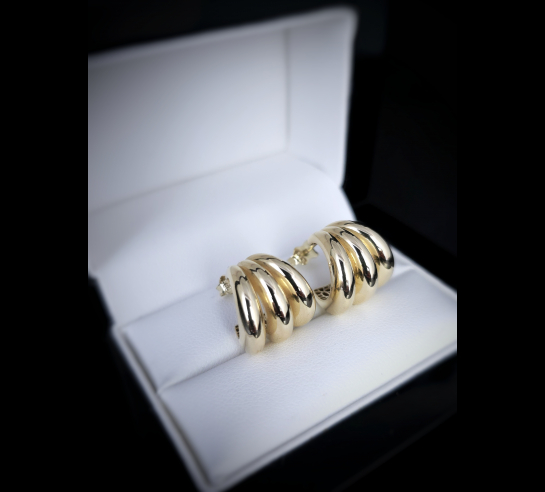 Zlaté náušnice Alla