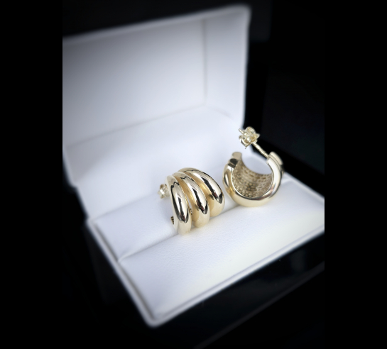 Zlaté náušnice Alla