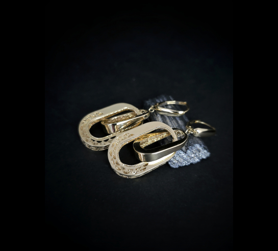 Zlaté náušnice Bennet