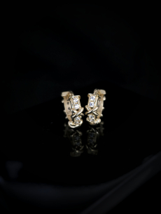 Zlaté náušnice Thorns