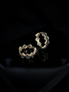 Zlaté náušnice Timi