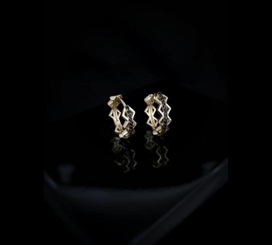 Zlaté náušnice Timi