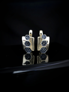 Zlaté náušnice Sora