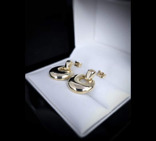 Zlaté náušnice Debora