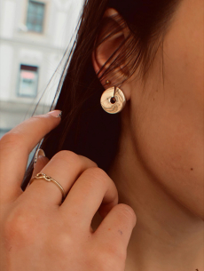 Zlaté náušnice Zara 2