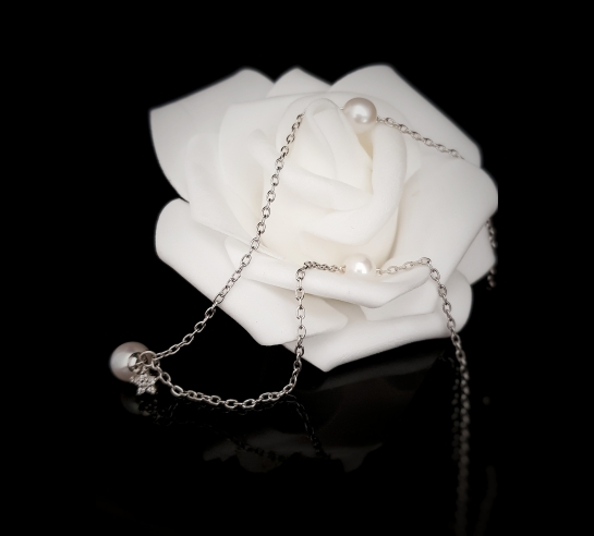 Zlatá retiazka s perličkami