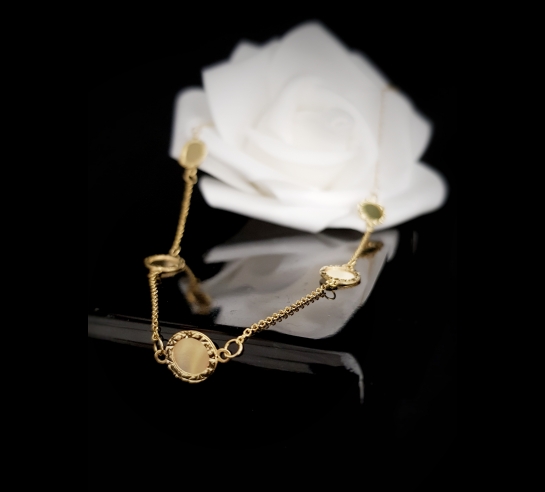 Zlatá celebrit retiazka Rubi